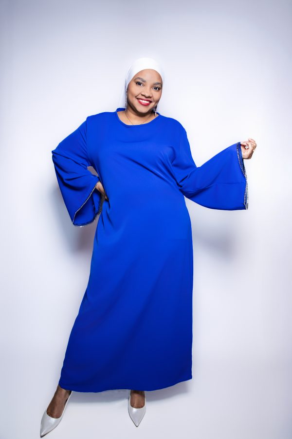 Abaya avec ceinture extérieure – Image 2