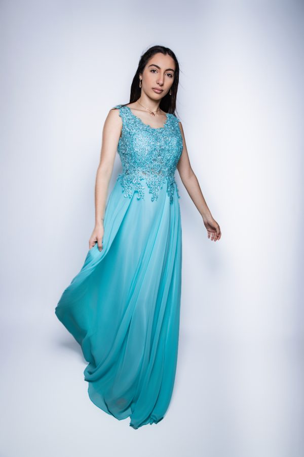 Robe de soirée pailletée