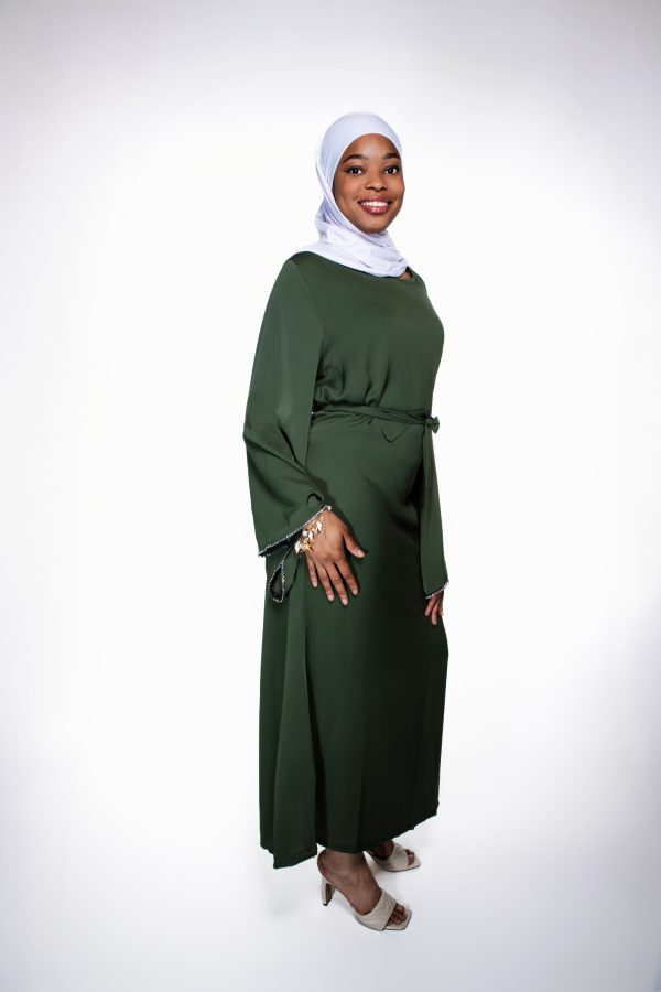 Abaya avec ceinture extérieure – Image 6