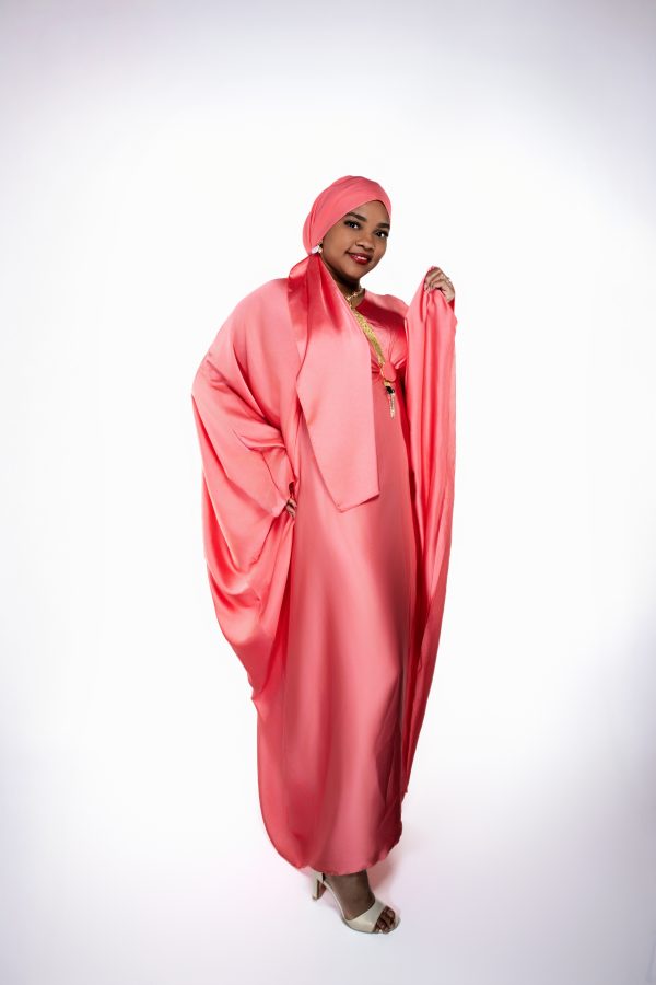 Abaya avec châle et ceinture intérieure  – Image 14