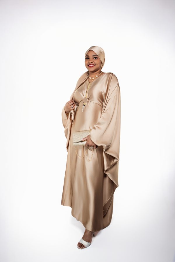 Abaya avec châle et ceinture intérieure  – Image 12