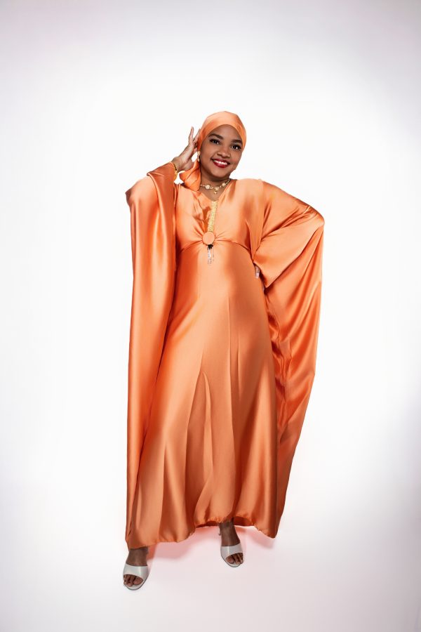 Abaya avec châle et ceinture intérieure  – Image 11