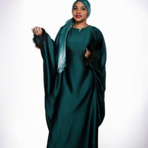 Abaya avec ceinture intérieure