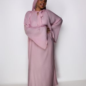 Robe stylée avec col tombé Raffinement Absolu